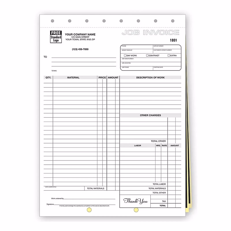 Service Order / Invoice Forms