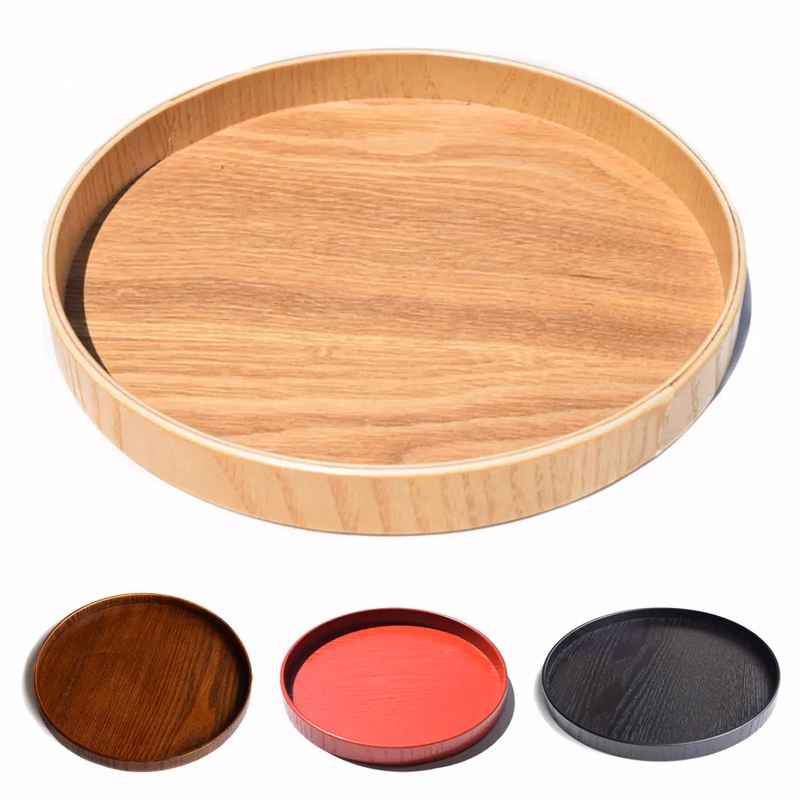 Wood Non-Fragile Dinner Plate