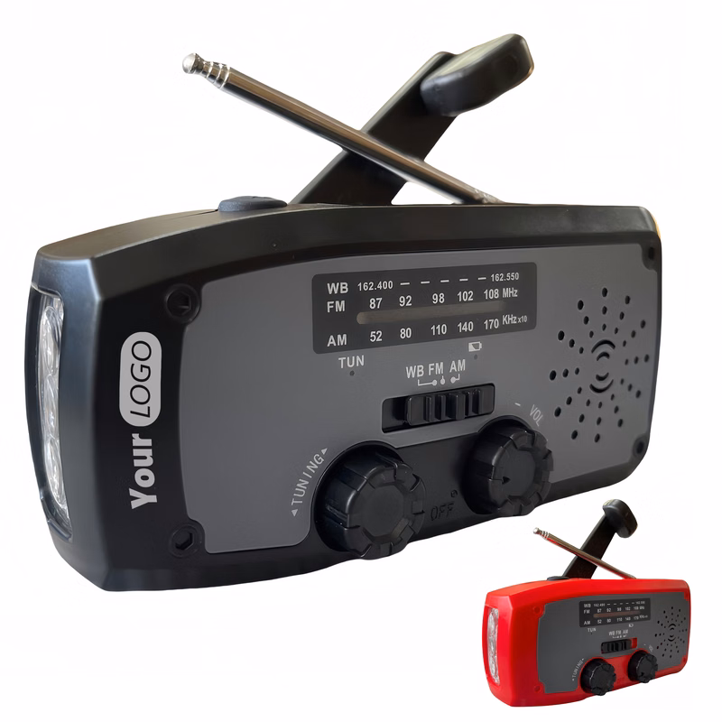Abs Multi Functional Emergency Radio With Flashlight