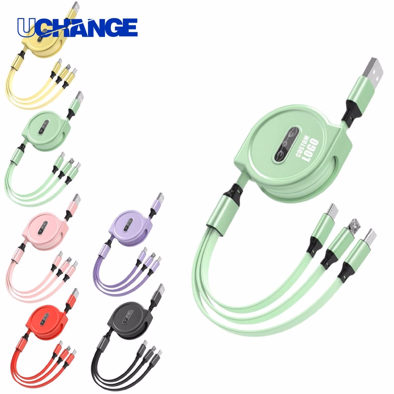 3-in-1 Retractable Charging Cable Accessory