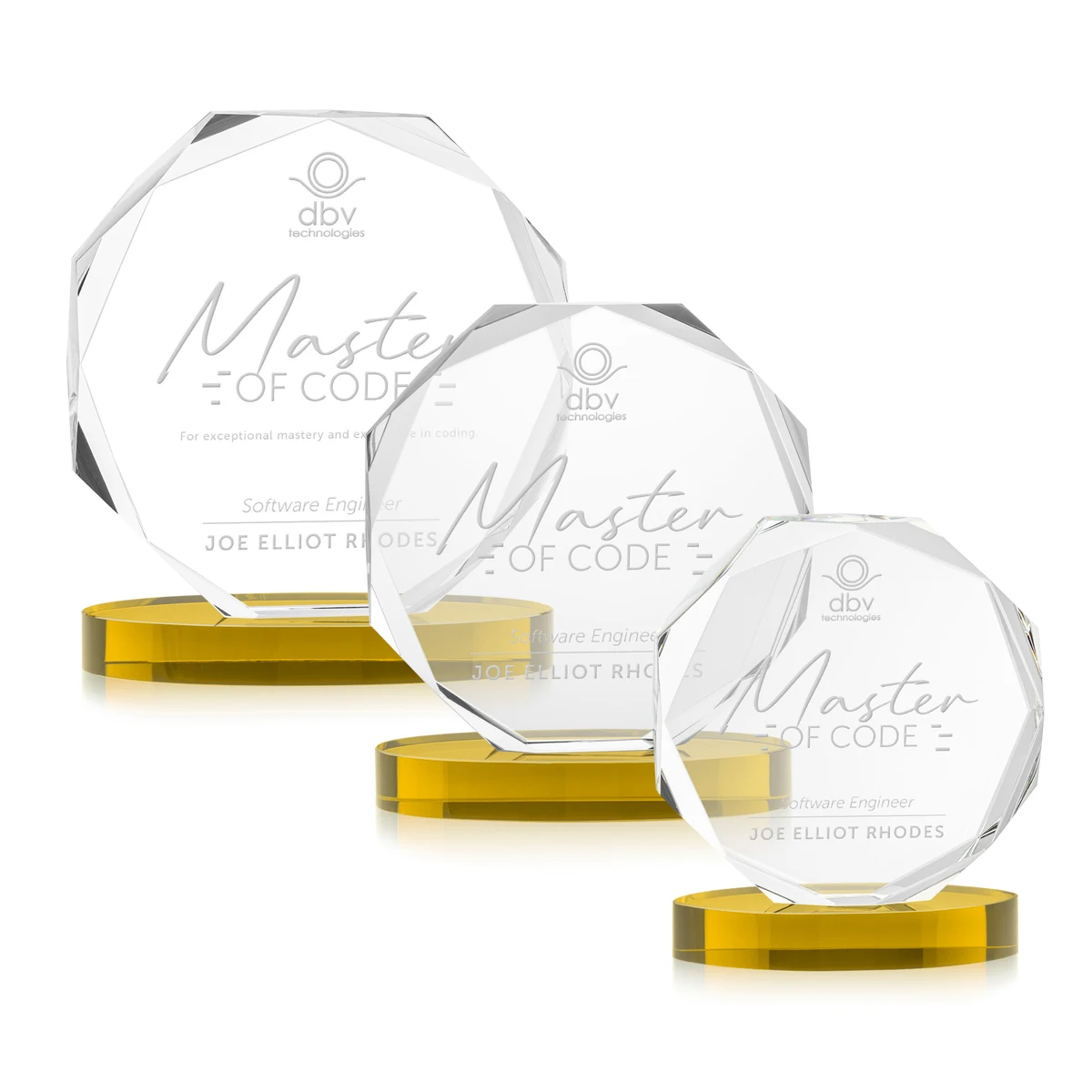 Acadian Award on Alberton Base - Gold 1