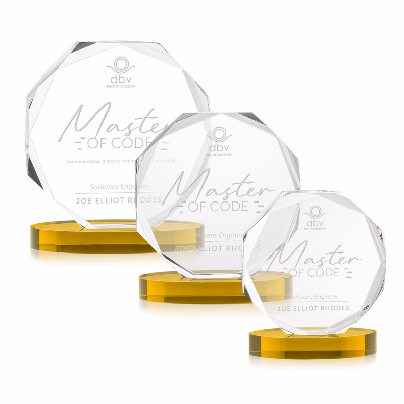 Acadian Award on Alberton Base - Gold