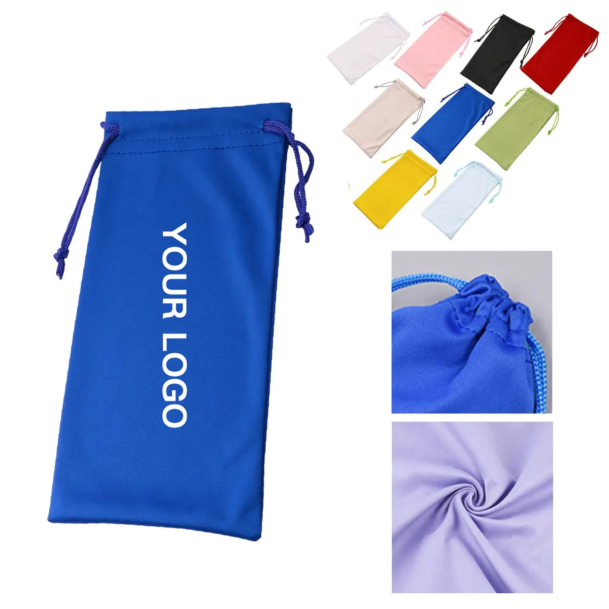 Compact Eyewear Pouch Made Of Microfiber Cloth 1