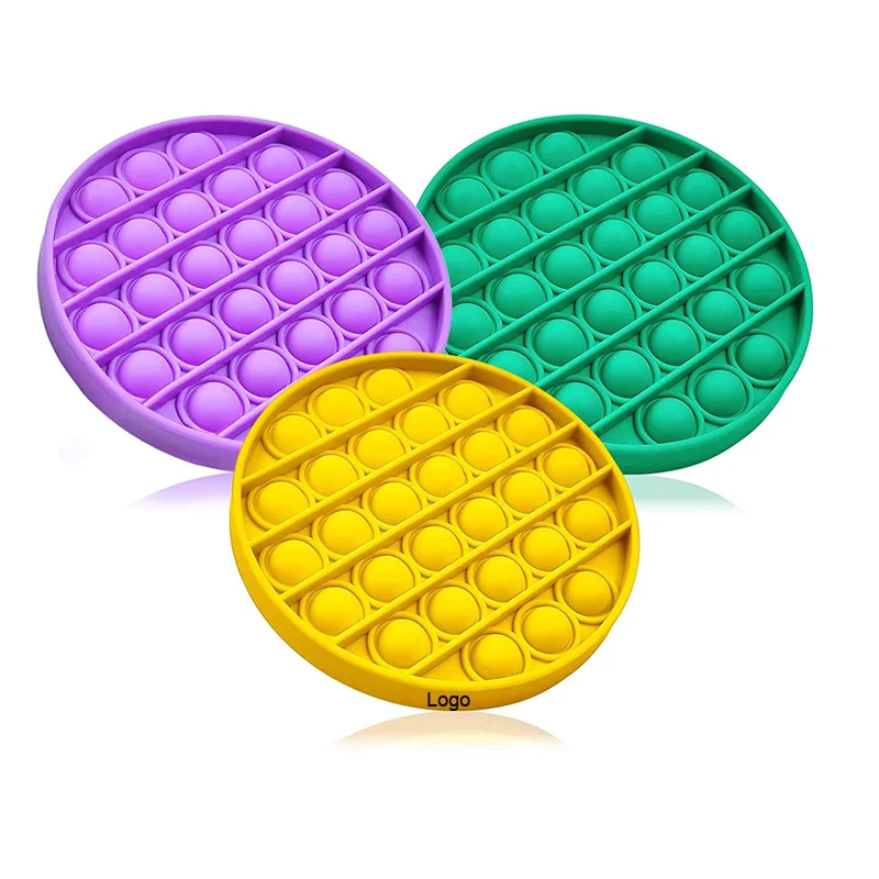 Round Silicone Push Pop Bubble Fidge Toy 1