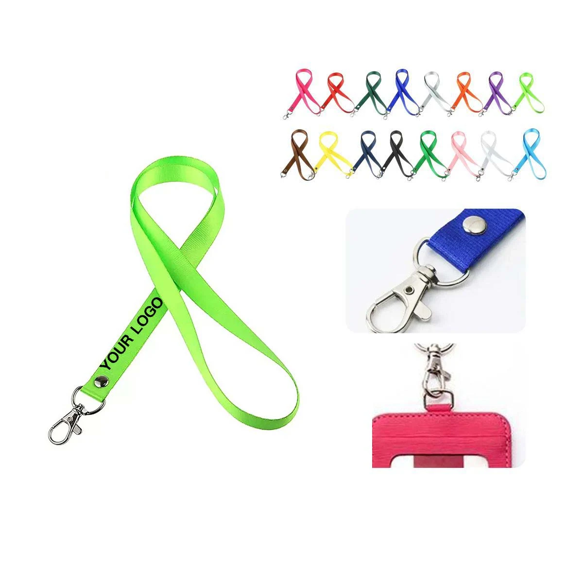 Polyester Lanyard with Sweat Resistant Material 1