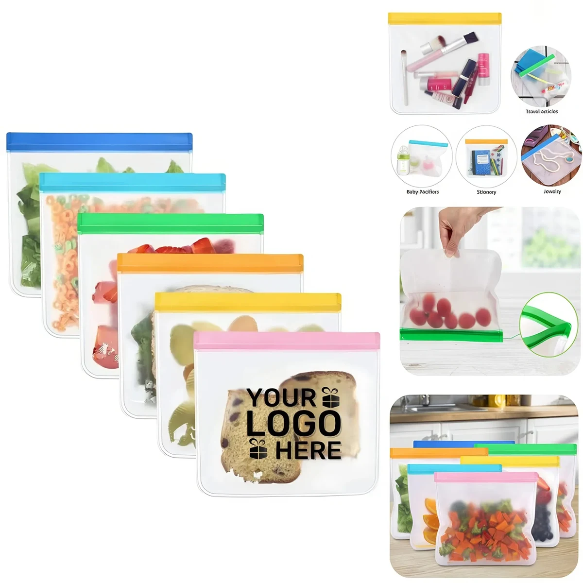 Reusable Leakproof Food Storage Bags 1