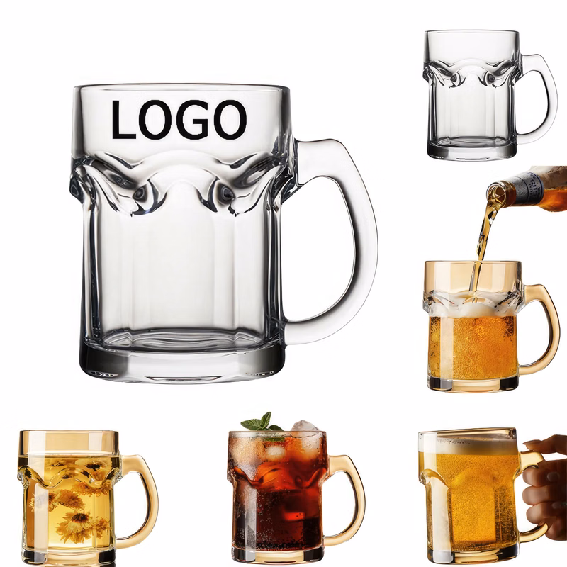 Heavy Large Beer Glasses
