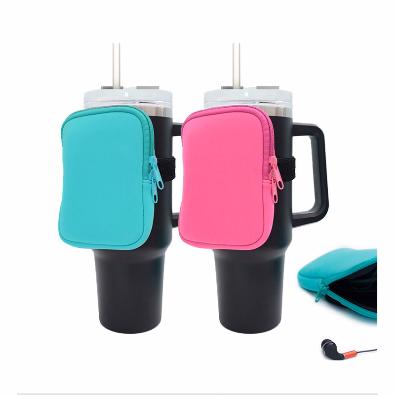 Neoprene 40 oz Bottle Holder Coin Purse