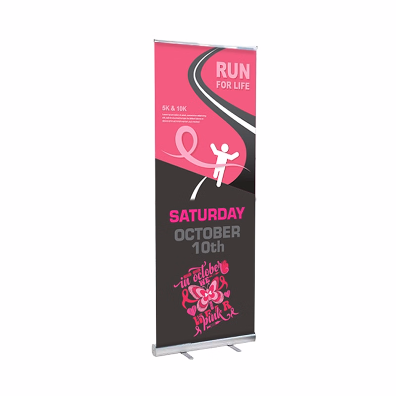 DisplaySplash 31 ½" W x 78 ¾" H Roll-Up Fabric Banner