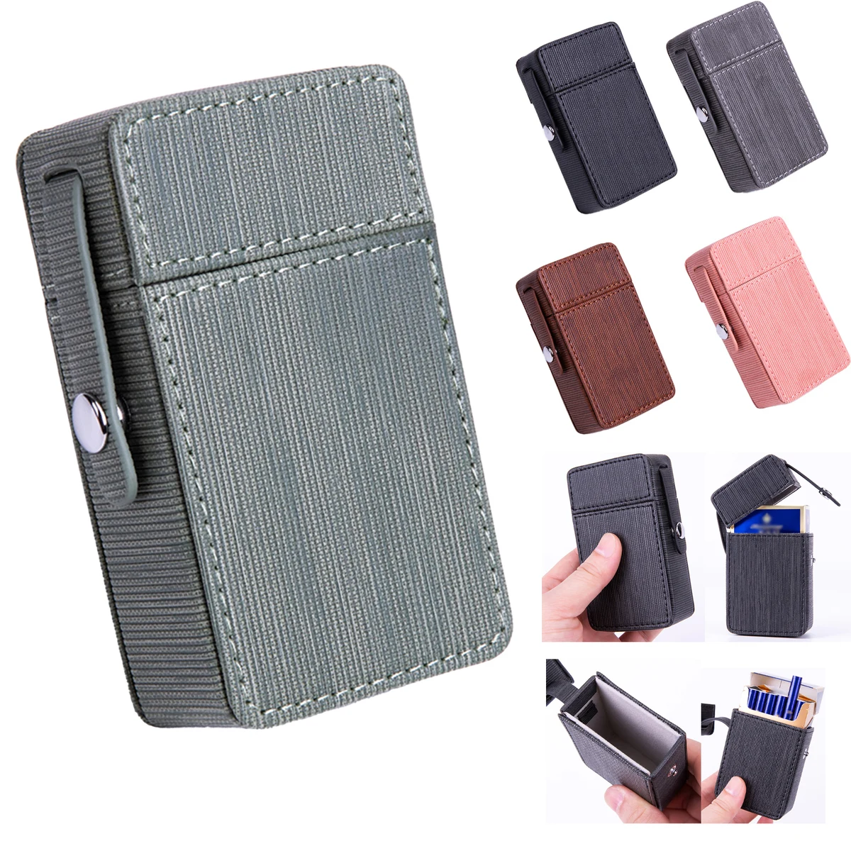 Men's Cigarette Leather Case 1