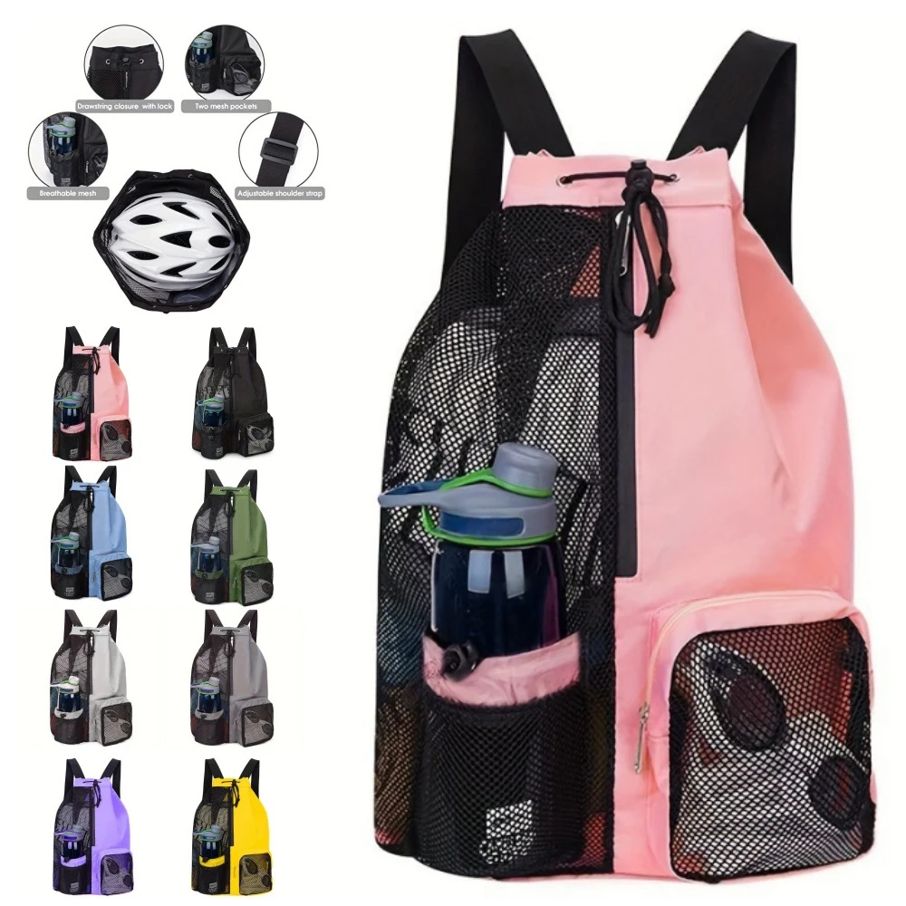 Multi-Functional Nylon Drawstring Backpack 1