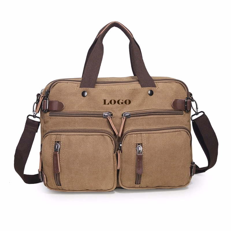 Expandable Large Canvas Vintage Massenger Bag