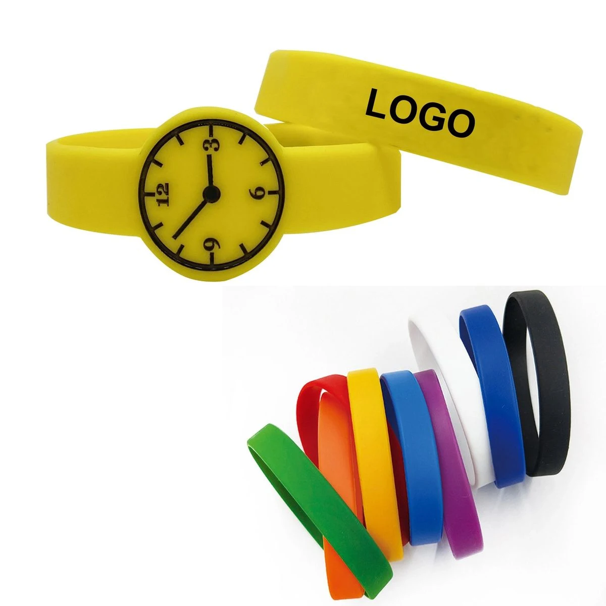 Custom Shaped Silicone Wristbands 1