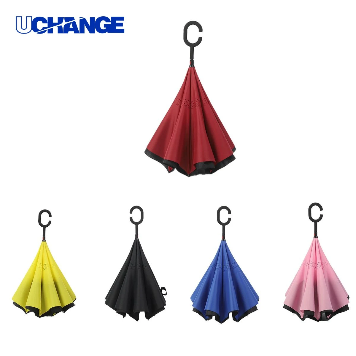 Reverse Folding Umbrella for Rain 1