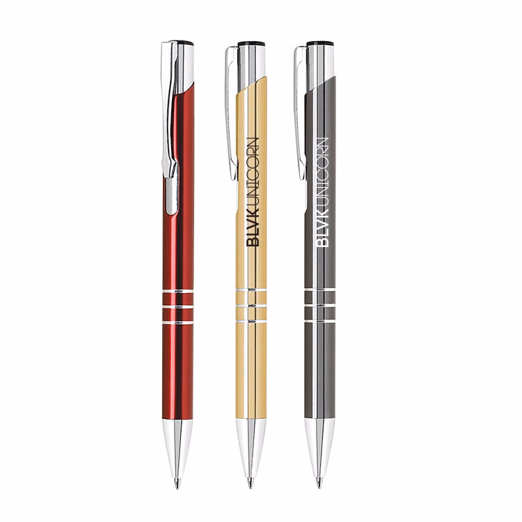 Click Action Metal Ballpoint Pen