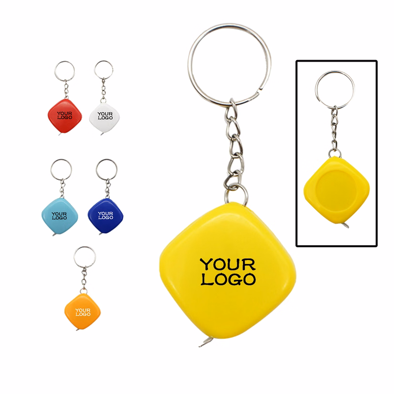 MOQ 20 PCS Mini Measuring Tape With Keychain
