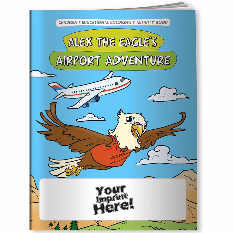 Coloring Book - Alex the Eagle's Airport Adventure