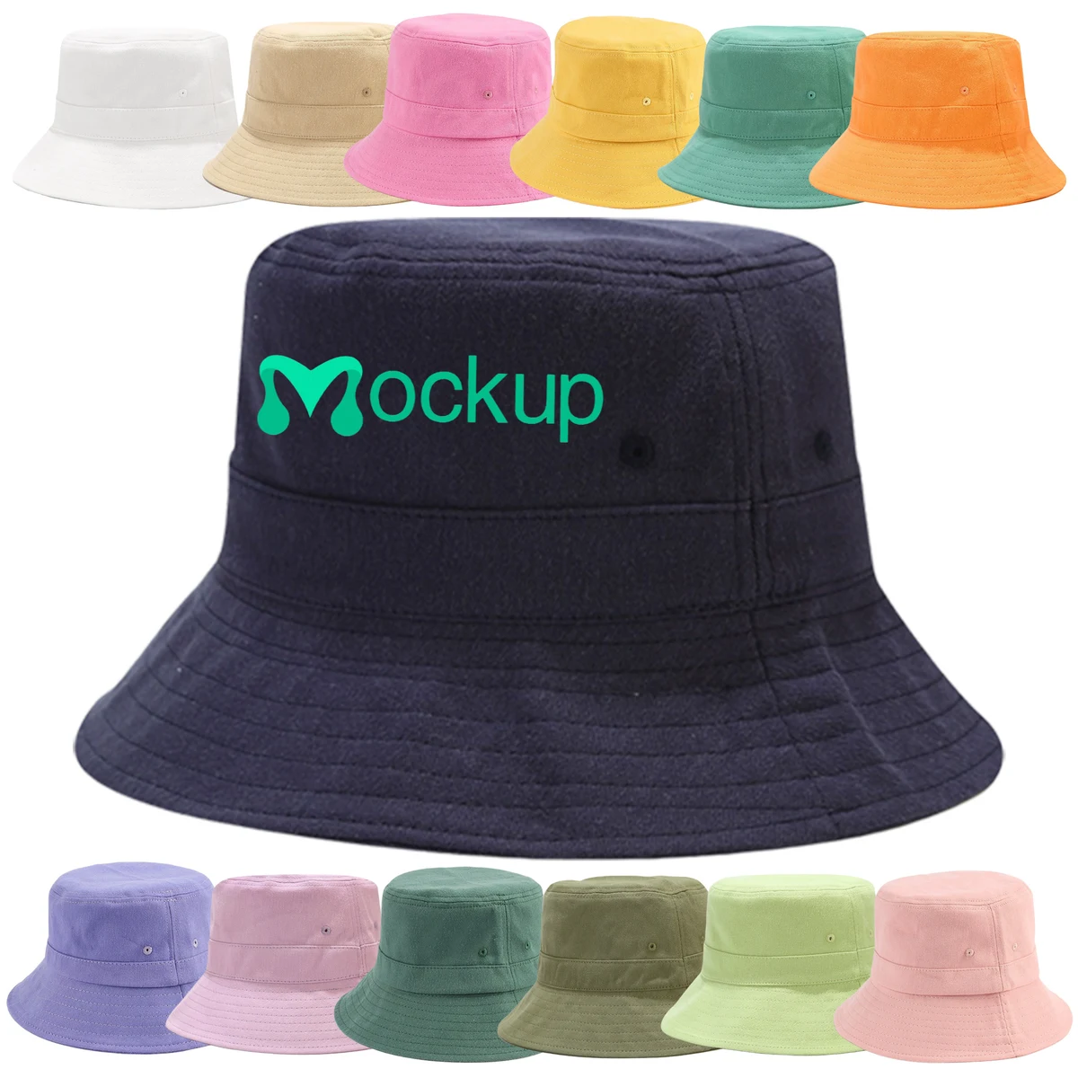Cotton Summer Unisex Bucket Hat 1