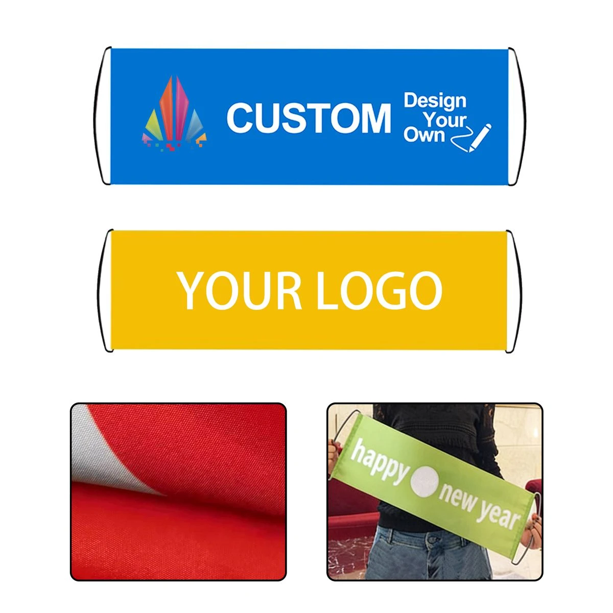 Portable Hand-Rolled Banner Stand 1