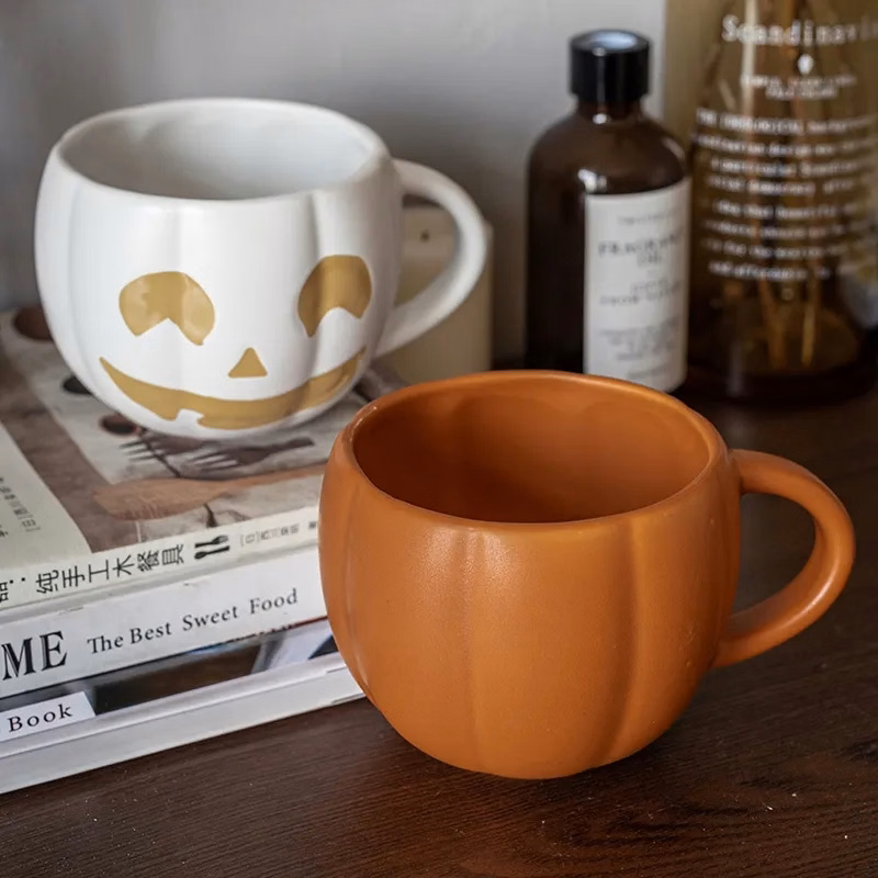 Cute Pumpkin Ceramic Mug