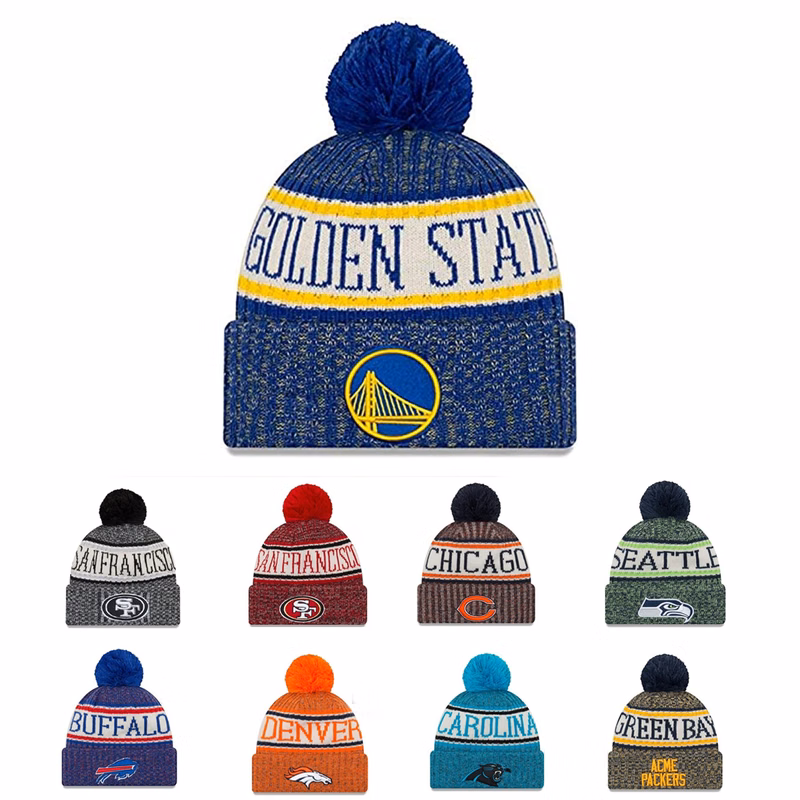 Winter Fans Pom Knit Beanie Hat