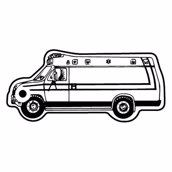 Ambulance 1 Key Tag - Spot Color