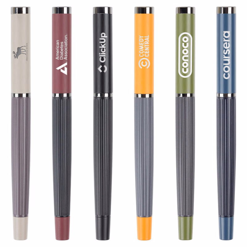 Engraved Metal Ballpoint Pen with Cap