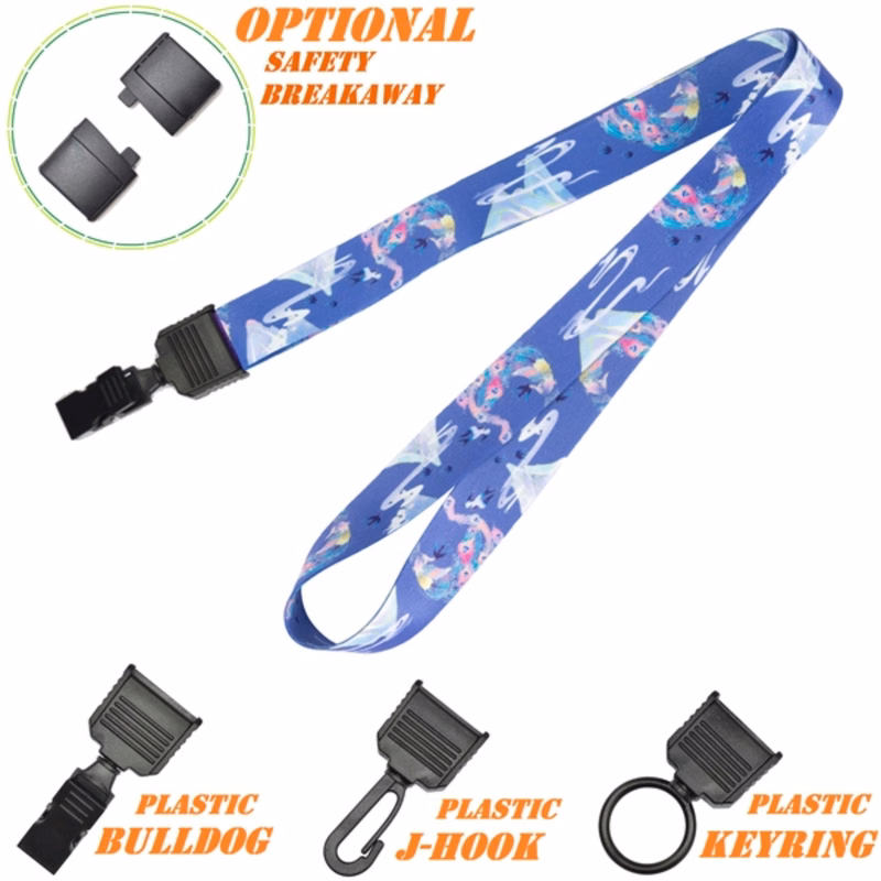 Full Bleed Sublimation Lanyards w/ FREE Plastic Attachment