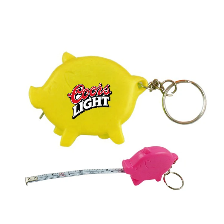 Pig Tape Measure W/Key Chain-Close Out 1
