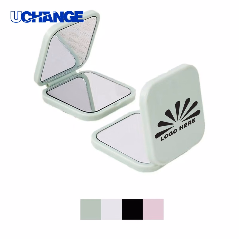 Portable Flip Makeup Mirror with Custom Logo