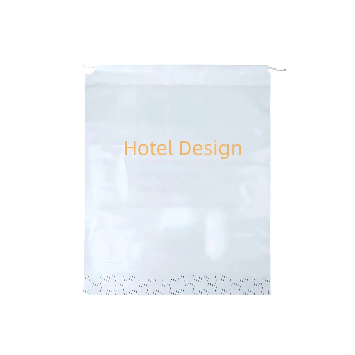 18'' x 19.5'' Pe Hotel Drawstring Laundry Bag 1