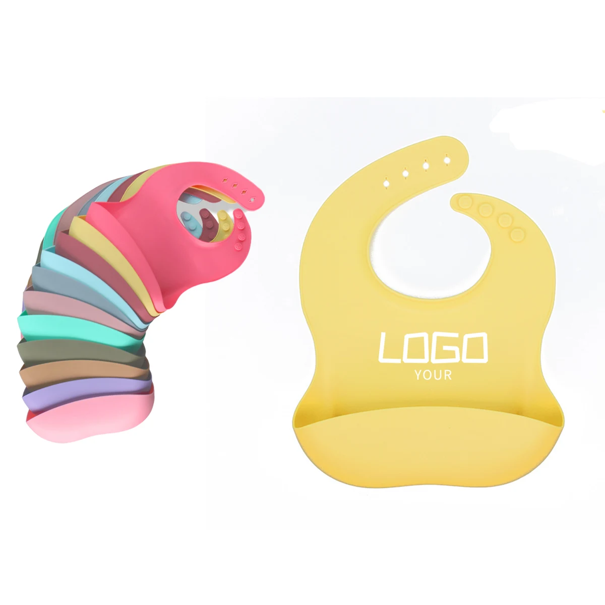 Nice Silicone Baby Waterproof Bib 1