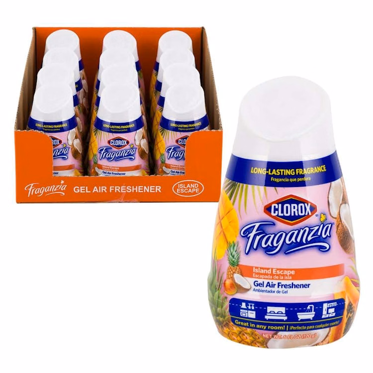Clorox Fraganzia Gel Air Fresher Island Escape 6oz