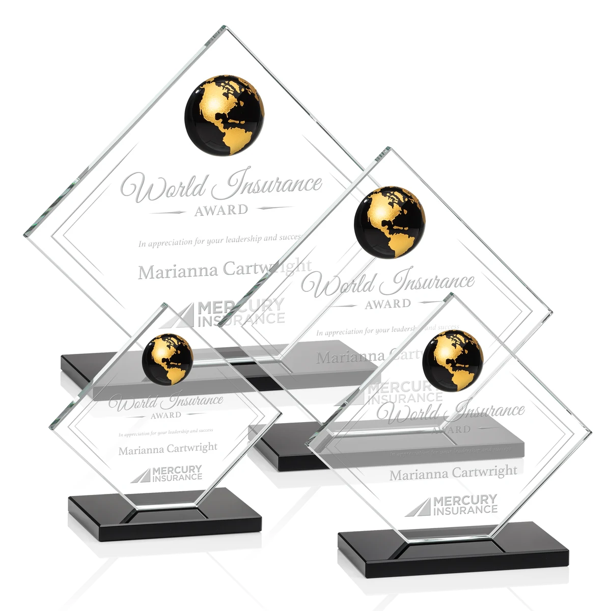 Ferrand Globe Award - Black/Gold 1