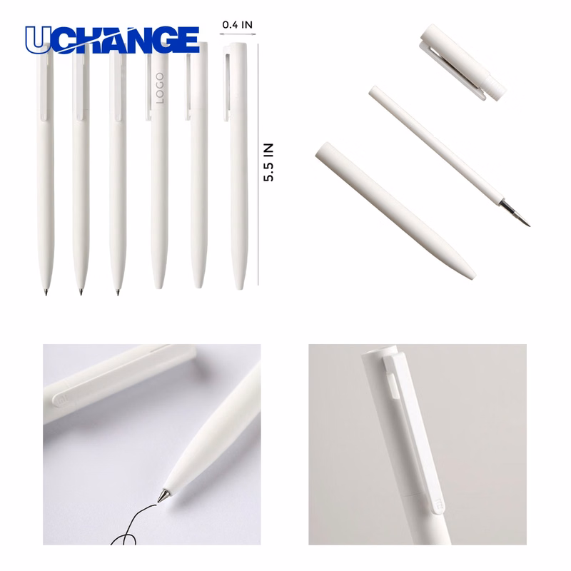 Durable Pure White Click Pen for Medical Use