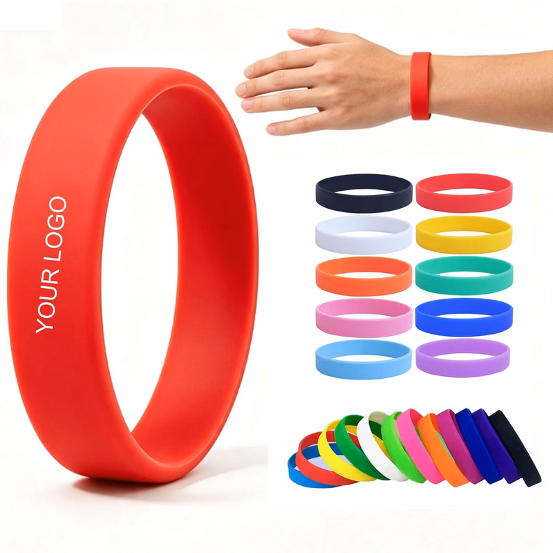 Custom Multi-Colour Silicone Wristbands