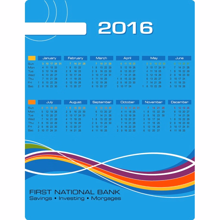 Slim Tec Counter Mat (Spot Color) (8 1/2"x11")