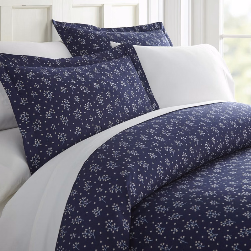Duvet Cover Sets - Midnight Blossom Twin 2 Piece