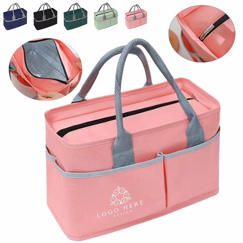 Multi Pocket Oxford Picnic Tote Bag