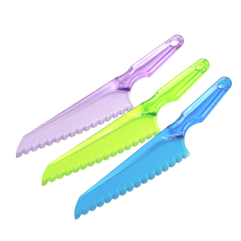 Plastic Lettuce Knife - Assorted Colors BPA free 1