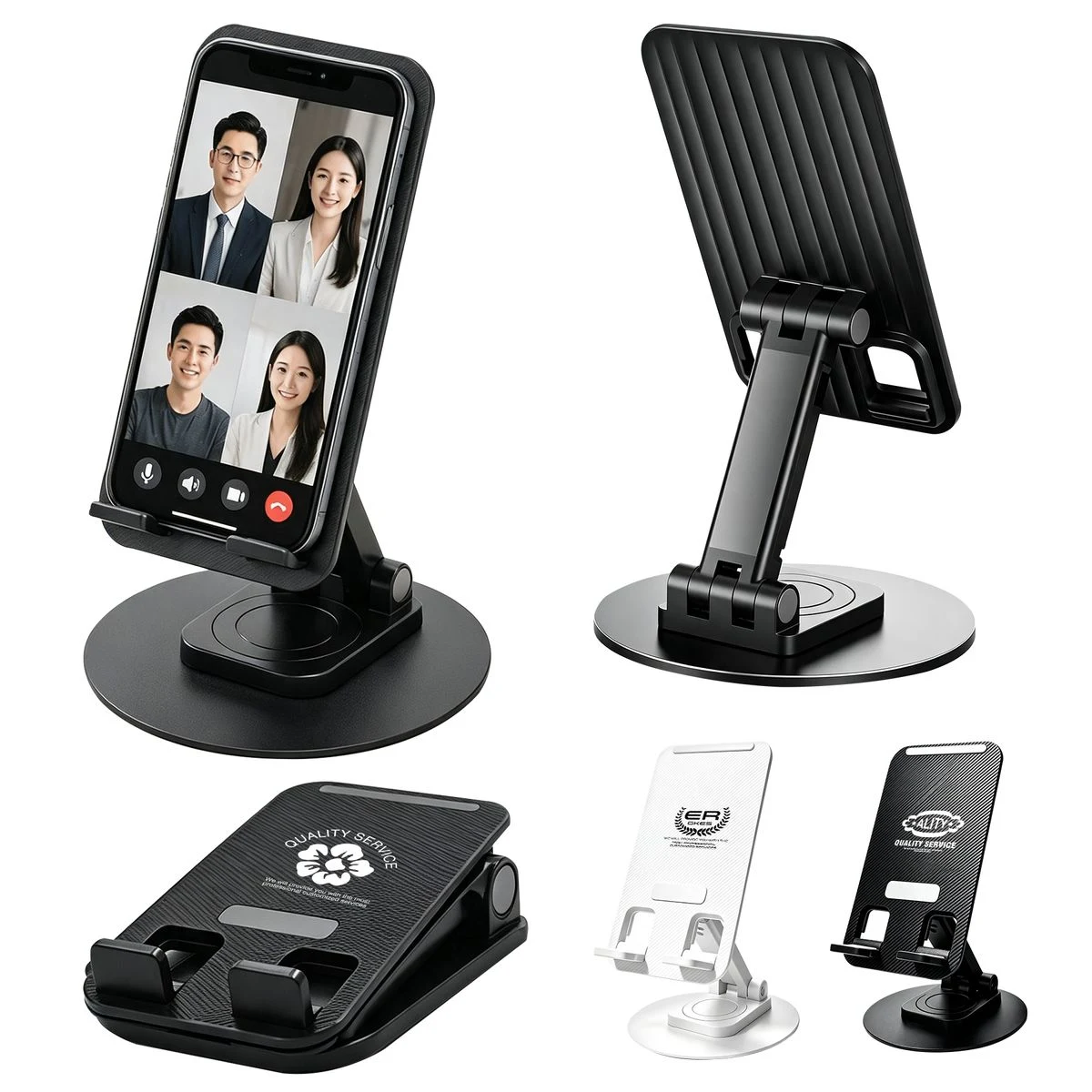 Adjustable And Rotatable Desktop Mobile Phone Support Stand 1