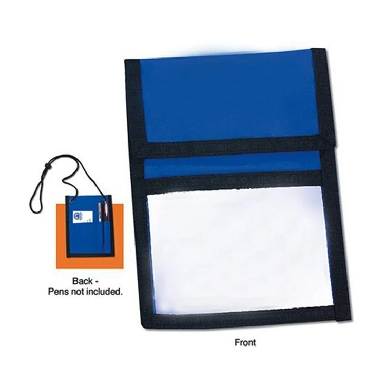 Nylon Neck Wallet Custom Badge Holder 1