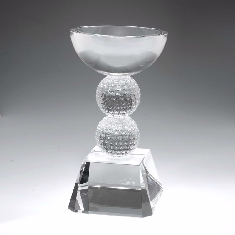 9" Crystal Award - Golf Chalice_D467CA