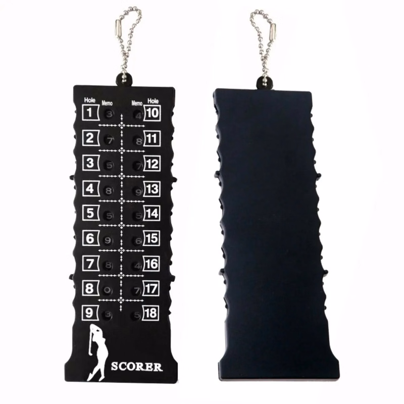 18-Hole Golf Scorecard Shot Counter Accessory