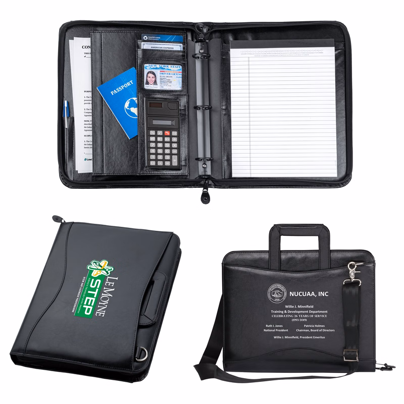 Messenger 3-Ring Shoulder Strap Portfolio