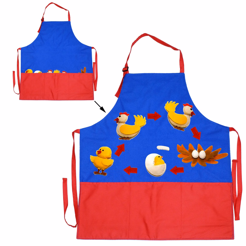 Teachers Apron with Pockets DIY Story Teaching Apron