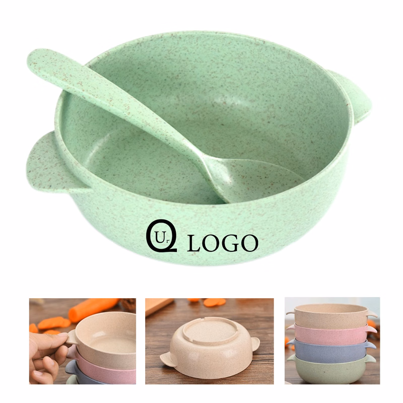 Reusable Wheat Straw Baby Bowl Sets
