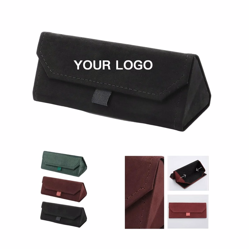 Foldable Suede Eyewear Case