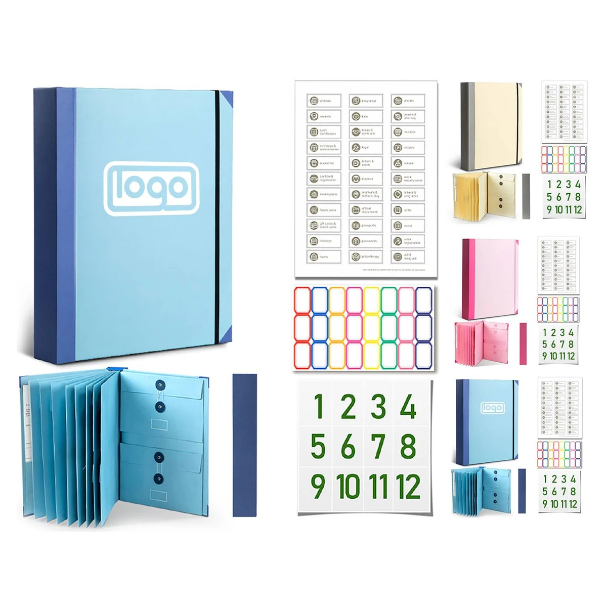 Elegant Accordion Style Fold Out File Holder 1