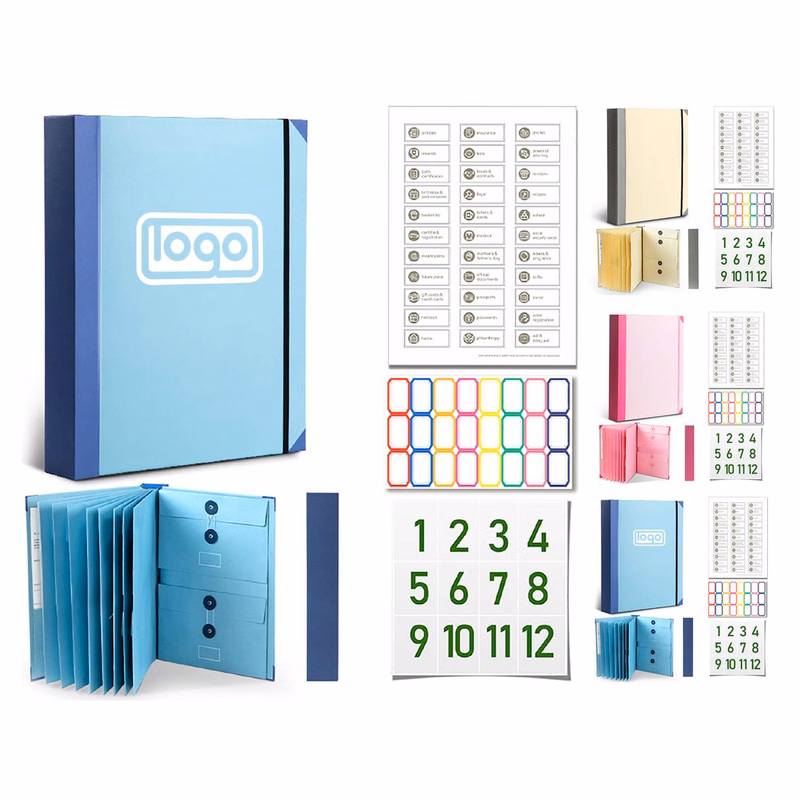 Elegant Accordion Style Fold Out File Holder